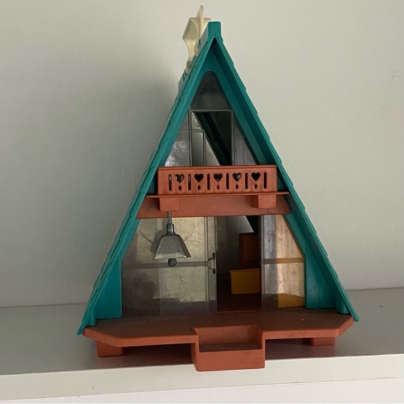 Fisher Price Little People Vintage 1974 Play Family A Frame House #990 Only - Picture 4 of 12